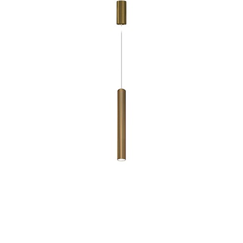 Panzeri+To-Be Ø5 LED 10W 806lm 2700K CRI>90 35°, rippvalgusti, pronks